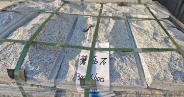 江门芝麻白蘑菇石，自然面