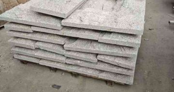 江门芝麻白蘑菇石，自然面