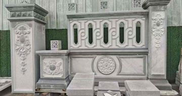 江门芝麻灰异形别墅门头