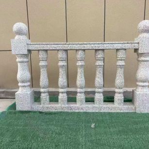 江门芝麻白阳台栏杆 花岗岩栏杆