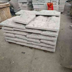 江门芝麻白蘑菇石，自然面