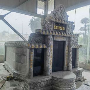 江门套墓 墓碑 围坟石 异形定制