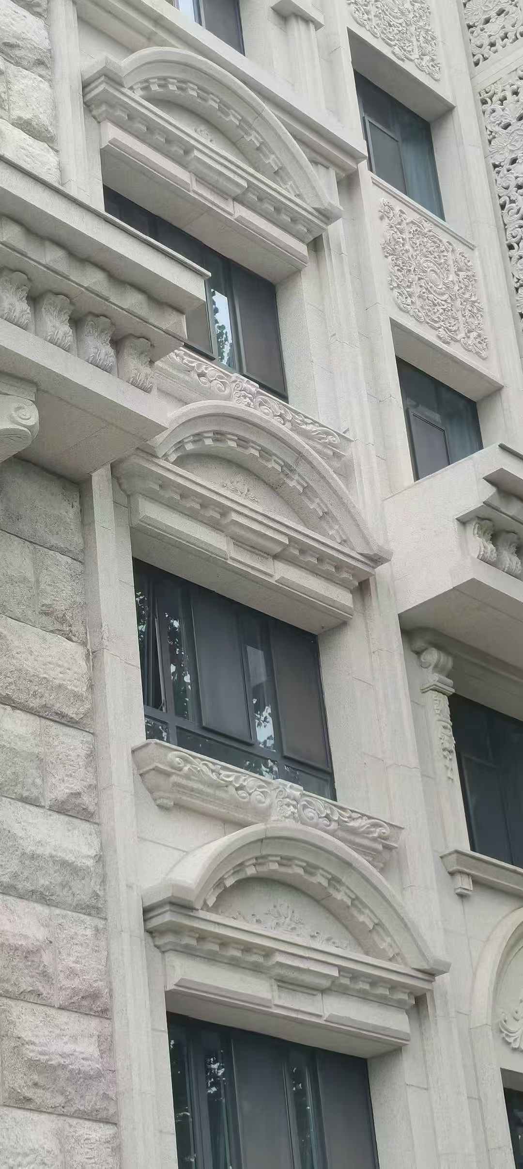 江门芝麻白异形 石材异形定制