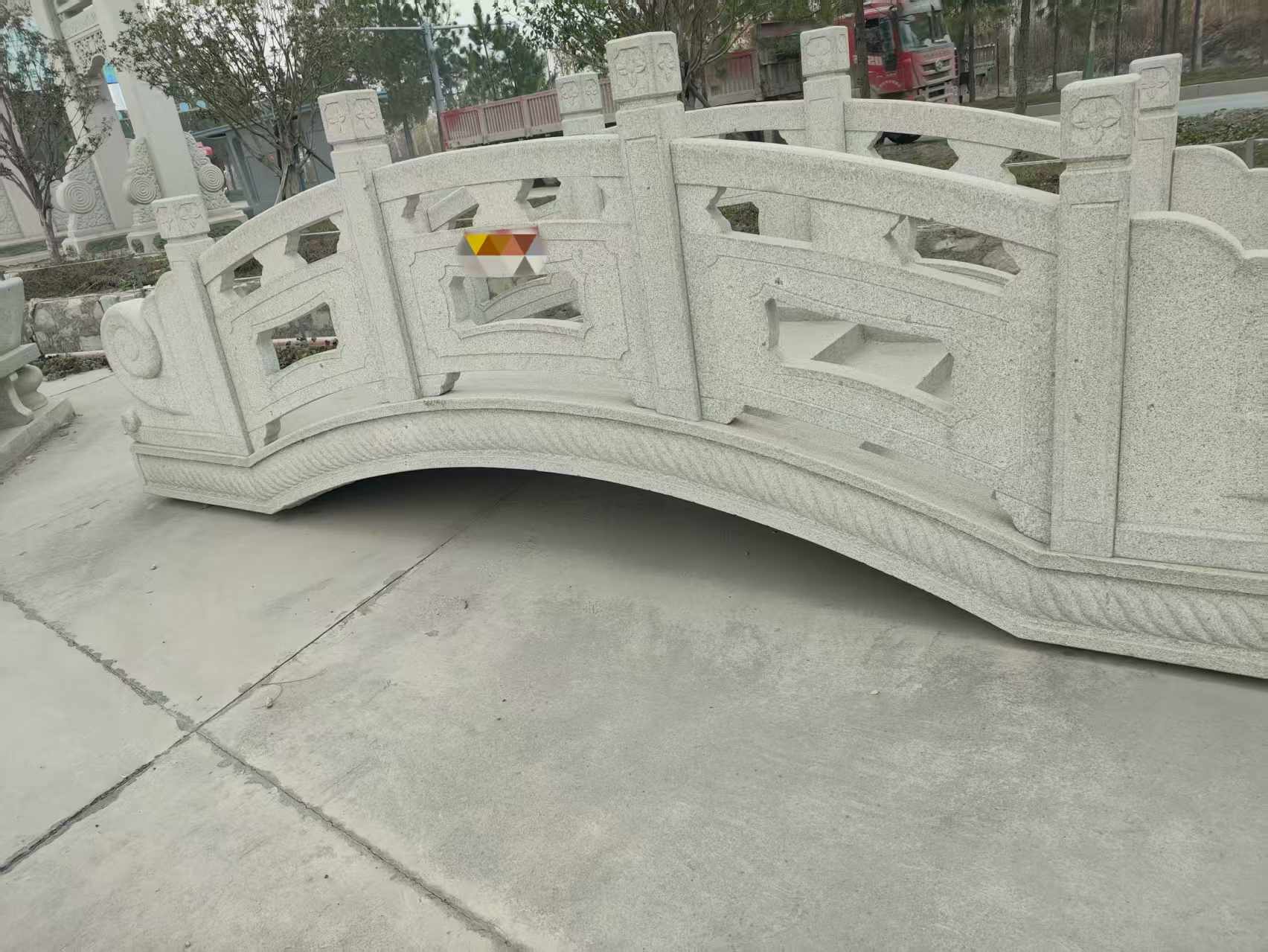 江门芝麻白拱桥，石桥