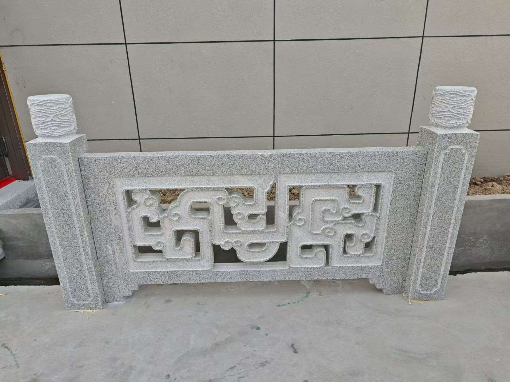 江门芝麻白河道栏杆 桥栏杆