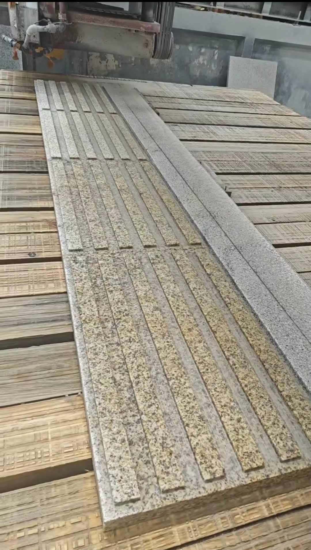 江门黄金麻盲道石 盲条