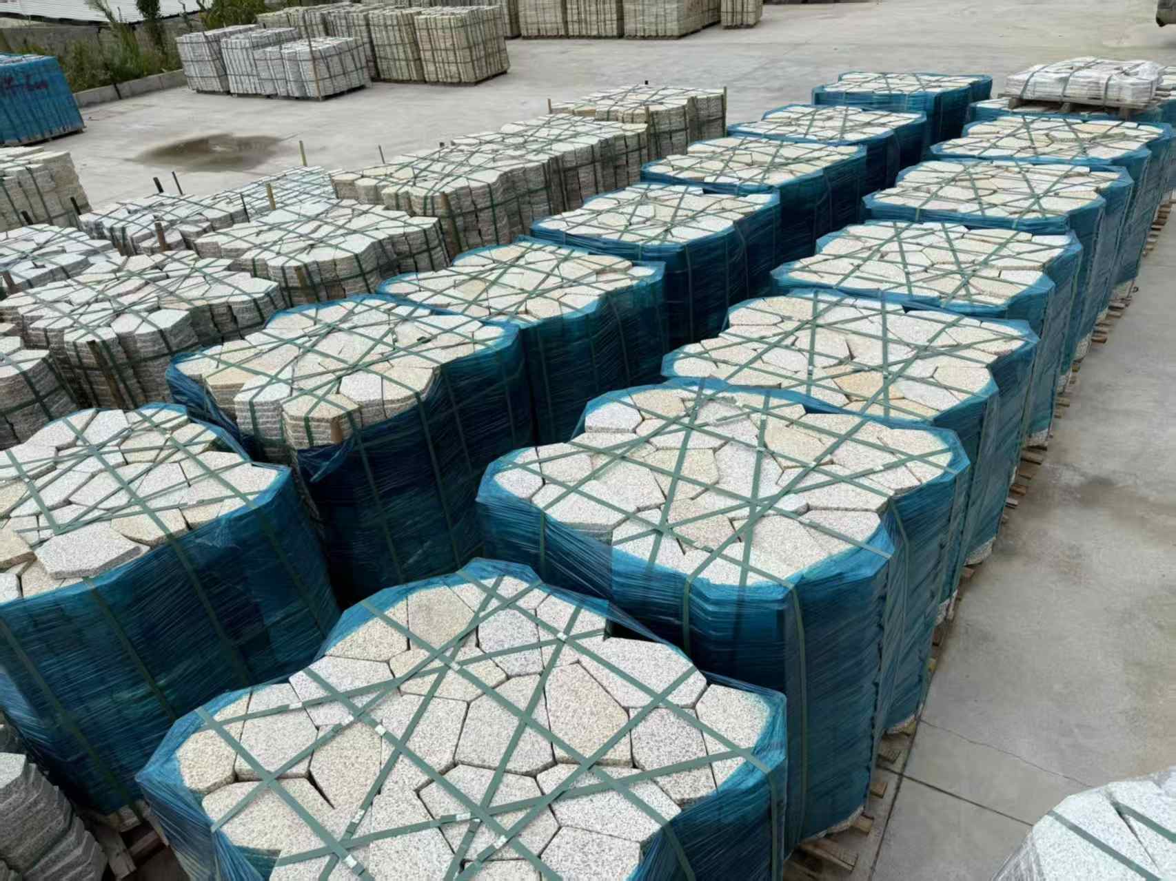 江门黄金麻冰裂纹 碎拼